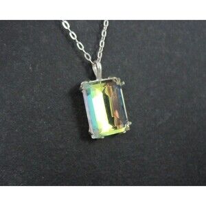 Aurora Borealis Pendant Necklace Designer Michael Vincent Michaud